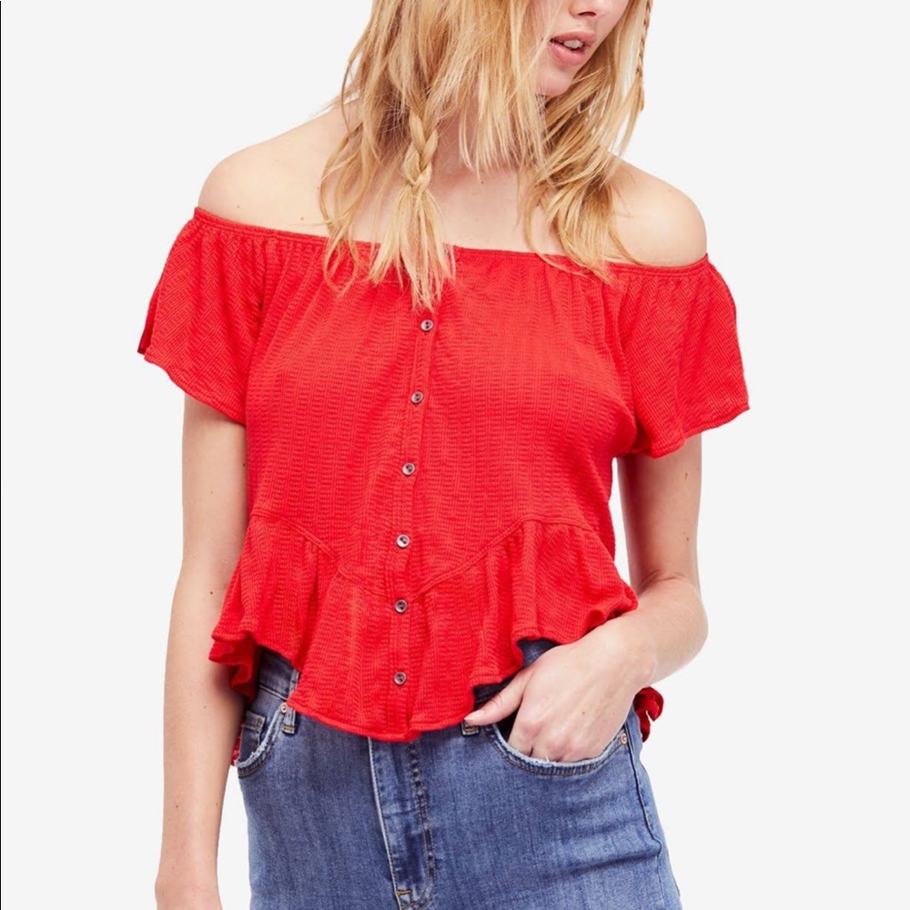 Free People Mint Julep Tee